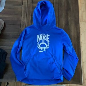 Boys Blue Nike Hoodie. size small